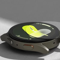 Ringke Slim ir grūdinto stiklo dėklas + stiklo rinkinys Samsung Galaxy Watch 7 44mm - juodas