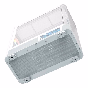 MODECOM kompiuterio korpusas Volcano AQ400 ARGB Midi Balta