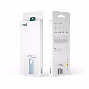 Etteri silikoninis dėklas telefonui iPhone 12 / 12 Pro 6,1" šviesiai mėlynas