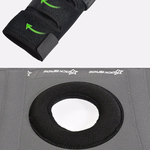 Rockbros LF1106L sportinė girnelės ir kelio sąnario apsauga, dydis L - juoda