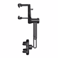 Automobilinis telefono laikiklis galinio vaizdo veidrodžiui - juodas