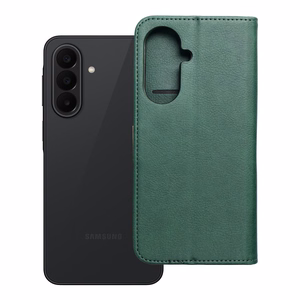 Atverčiamas dėklas Samsung A27 Split Book, žalias ir auksinis