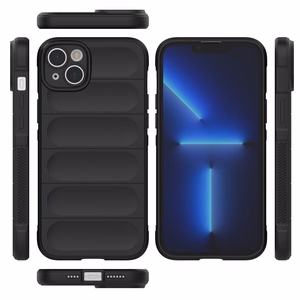 Magic Shield Case dėklas telefonui iPhone 14 Plus lankstus šarvuotas dangtelis juodas