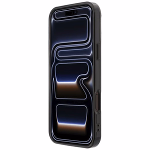 Mercedes AMG IML Double Layer Urban Line dėklas, skirtas iPhone 18 Pro Max / 17 Pro Max, su žiedu-stovu, suderinamas su MagSafe – bordo spalvos