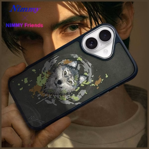 Nimmy Wilk magnetinis dėklas telefonui iPhone 16 - tamsiai pilkas