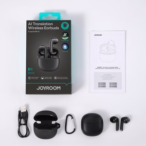 Joyroom JR-FB1 Funpods Bluetooth 6.0 In-Ear TWS Belaidės Ausinės su AI Funkcijomis - Juodos