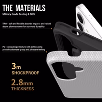 Dėklas Perfectionists Triangle Case Samsung A556 A55 5G sidabrinis