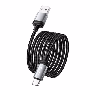 Kabelis USB A į USB C Hoco 3A 1 m X117 juodas
