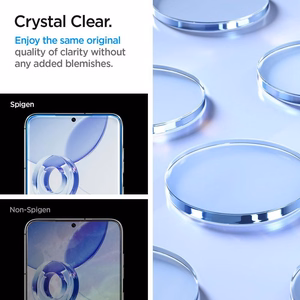 Spigen Glas.tR EZ Fit apsauginis stiklas Samsung Galaxy S23 - 2 vnt.