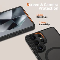 Tech-Protect MagCam Magnetinis dėklas telefonui Samsung Galaxy S25 Ultra - Juodas