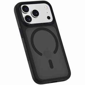 Benks Magnetic Mist dėklas su metaliniu rėmeliu (C.K.FF.AP.BK.0072) iPhone 18 Pro/17 Pro, juodas, su kameros valdymo mygtuku