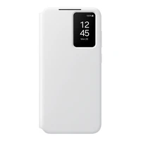 Dėklas telefonui Smart View Wallet EF-ZS721CWEGWW Samsung Galaxy S24 FE - baltas