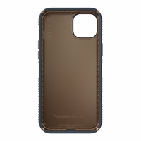 Speck Presidio2 Grip - Anti-slip iPhone 15 Plus / 14 Plus dėklas (Charcoal / Cool Bronze / Slate)