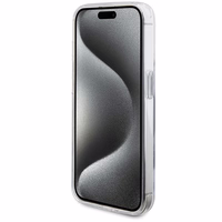 BMW žiedo stovo M kolekcijos magnetinis dėklas telefonui iPhone 15 Pro Max - permatomas