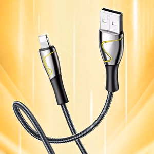 USB laidas Joyroom Mermaid Series juodas Type-C 120cm (iki 5A)
