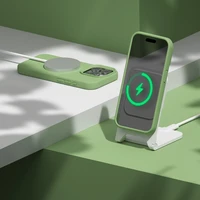 Etteri silikoninis dėklas telefonui iPhone 12 / 12 Pro 6,1" šviesiai žalias