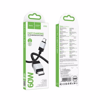 Kabelis USB C į USB C Hoco 3A 60W 1 m X110 juodas