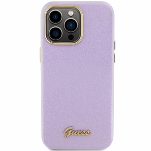 Чехол Guess для iPhone 15 Pro Max 6,7" GUHCP15XPGMCSL сиреневый твердый чехол глиттер глянцевый сценарий