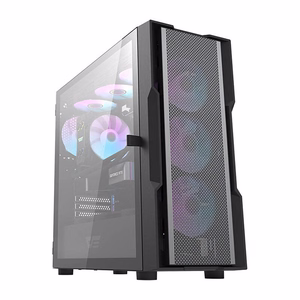 Darkflash DK431 Mesh kompiuterio korpusas (juodas) + 4 ARGB ventiliatoriai