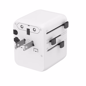 Gembird TPA-1A2C20-01-W universalus kelioninis maitinimo adapteris, 20 W, baltas