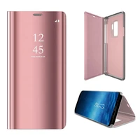 Išmanusis Clear View dėklas Samsung Galaxy A15 4G / A15 5G rožinis
