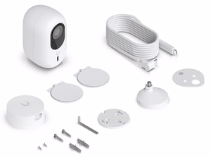 Ubiquiti G6 Instant – paruošta naudoti 4K Wi-Fi apsaugos kamera, 8 MP, IPX5, balta (UVC-G6-INS-W)