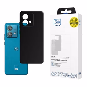3mk matinis dėklas telefonui Motorola Edge 40 Neo - juodas