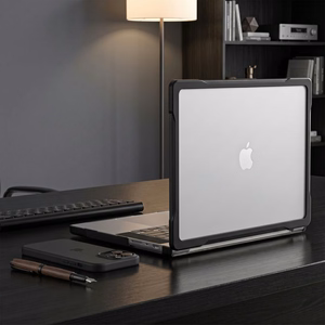 Tech-Protect Velar Case for MacBook Pro 14" 2021 / 2023 / 2025 / 2026 - Transparent Black