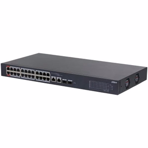 Dahua Technology DH-CS4226-24ET-240 tinklo komutatorius Valdomas L2 Gigabit Ethernet (10/100/1000) Maitinimas per Eternetą (PoE) Juoda