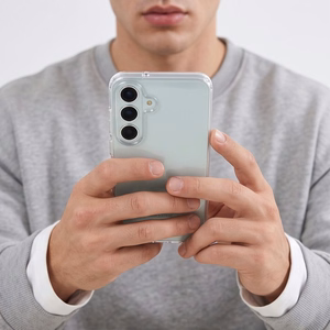 Tech-Protect FlexAir Hybrid dėklas, skirtas Samsung Galaxy S26 FE – skaidrus