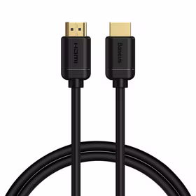 Baseus HDMI 2.0 kabelis 4K 60 Hz 3D HDR 18 Gbps 1 m juodas (CAKGQ-A01)