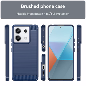 Anglies dėklas telefonui, skirtas Xiaomi Redmi Note 13 Pro – mėlynas