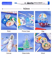 Akriliniai markeriai - flomasteriai ARRTX 30B, 30 spalvų