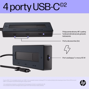 HP 4K USB-C daugiafunkcis šakotuvas