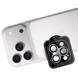 3mk Objektyvo apsauginis stiklas Pro iPhone 17 Pro/17 Pro Max - įvairiaspalvis
