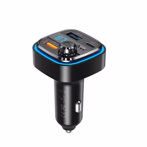 XO siųstuvas FM BCC08 "Bluetooth" MP3 automobilinis įkroviklis 3,1A, juodas