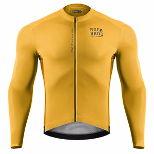Rockbros 15120015025 ROAD TO SKY men's long sleeve cycling jersey L - yellow