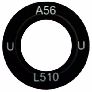 Samsung A566 A56 5G kameros stikliukas Black (lens Ultra Wide) 1pcs (service pack)