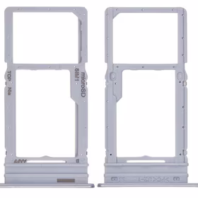 SIM kortelės laikiklis Samsung A166 A16 5G Light Grey originalus (service pack)