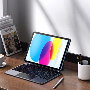 Dux Ducis MK serijos klaviatūros dėklas iPad 10" (2022) / iPad 11" (2025), juodas