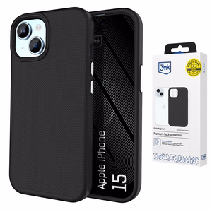 3mk Fortis MagCase dėklas, skirtas iPhone 15, juodas