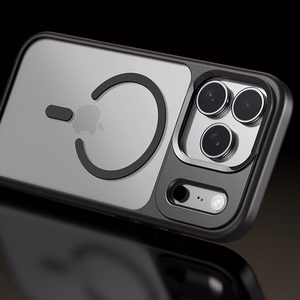 Rock Guard Objektyvo Apsauga Serijos Magnetinis Dėklas Iphone 17 Air permatomas-juodas