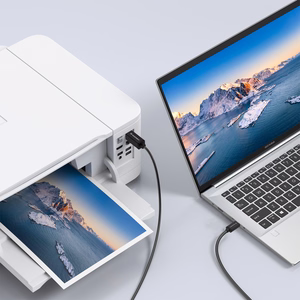 Wozinsky WKDDY1S USB-B - USB-C kabelis 1m - juodas
