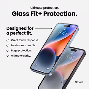 Tech-Protect Glass Fit+ закалённое стекло 2 шт. для Samsung Galaxy A16 4G / 5G / A26 5G / A17 4G / 5G - чёрный