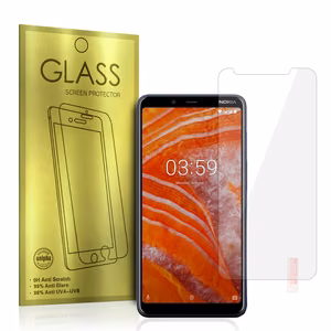 Apsauginis stiklas auksinis NOKIA 3.1 PLUS