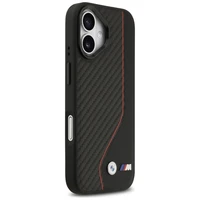 BMW M Carbon Line & Logo MagSafe dėklas iPhone 17 - raudonas