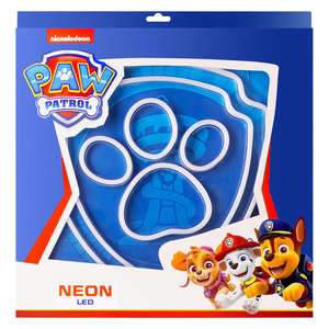 Hanging neon LED Paw Patrol on plexiglass - Paw OW-130246