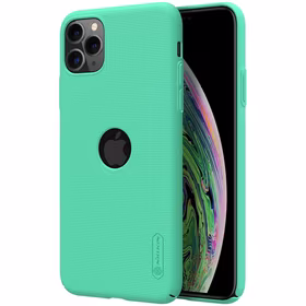 Nillkin Super Frosted Shield - dėklas Apple iPhone 11 Pro z wycięciem na logo (Mint žalias)
