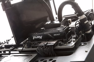 Kingston Technology FURY Beast 32GB 3200MT/s DDR4 CL16 DIMM juodas