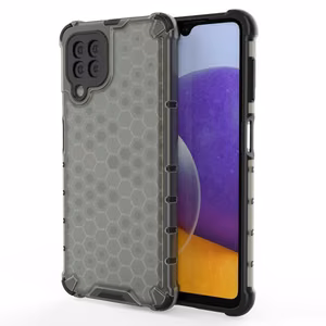 Honeycomb Case броневой чехол с TPU бампером для Samsung Galaxy A22 4G чёрный